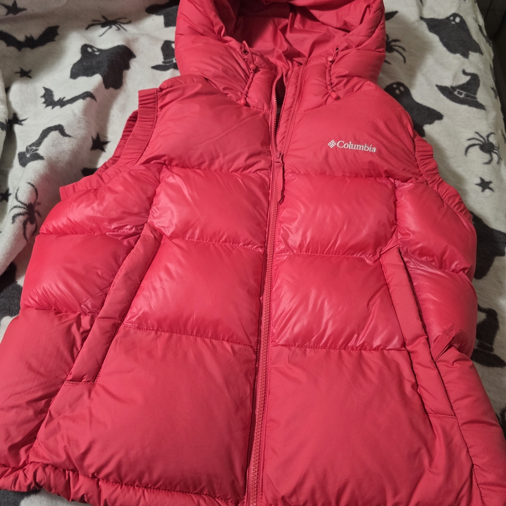 Columbia Bright Pink Puffer Vest
